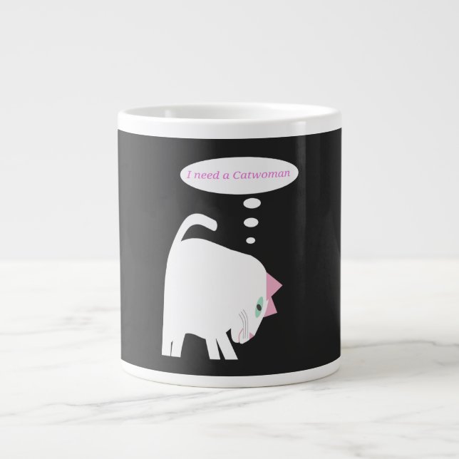Thinking Cat Specialty Mug (Front)