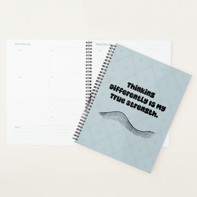 Thinking Differently True Strength Neurodivergent Planner (Display)