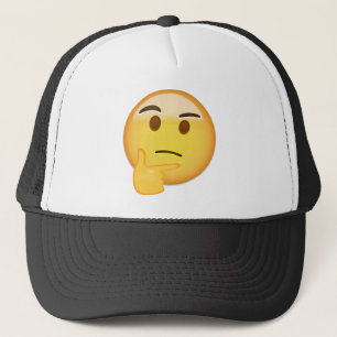 Thinking Face Emoji Trucker Hat