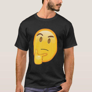 Thinking Face Light Bulb Funny Having Idea Hmmm Hm T-Shirt