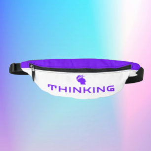 THINKING Fanny Pack   Minimalist Mindset Statement