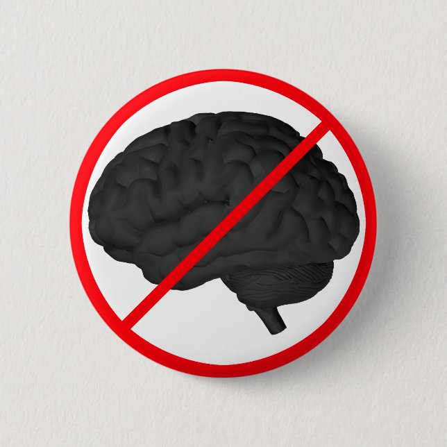 Thinking Forbidden! 2 Inch Round Button (Front)