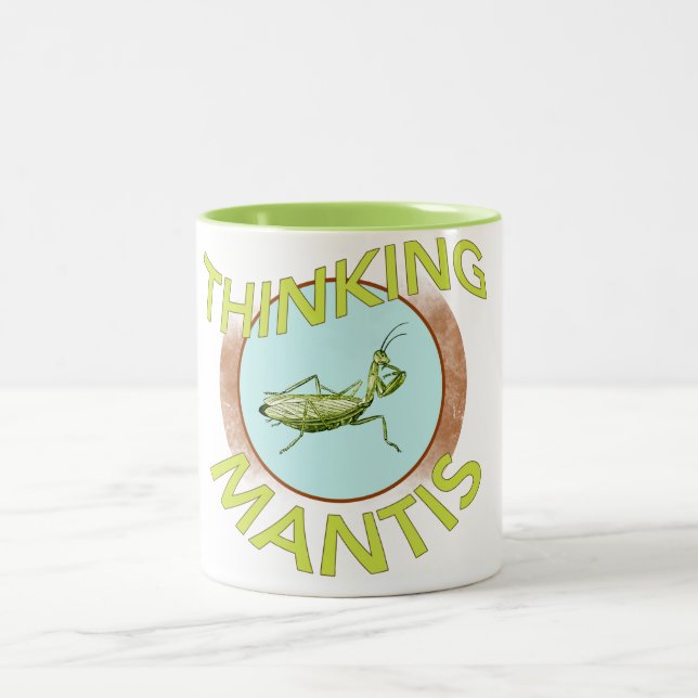 Thinking Mantis Two-Tone Coffee Mug (Center)