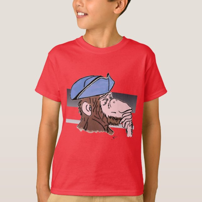 Thinking Monkey T-Shirt (Front)