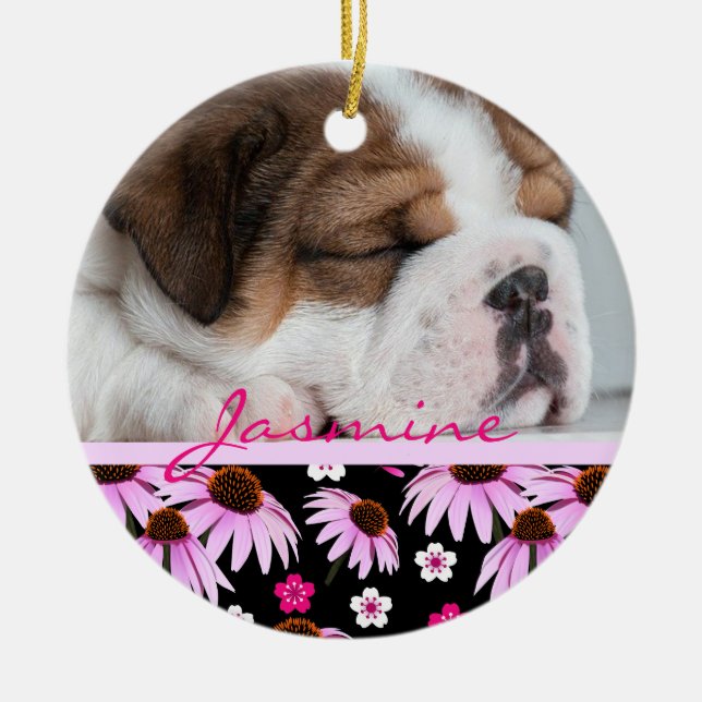 Thinking of Summer	 Ceramic Ornament (Front)