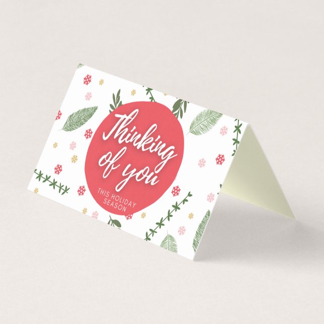 Thinking Of You 25 Pack Holiday Cards (Front)