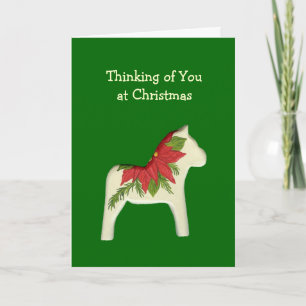 Thinking of you at Christmas card