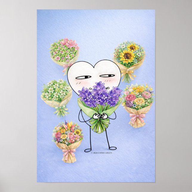 Thinking of You – Awkward Heart Poster (Front)