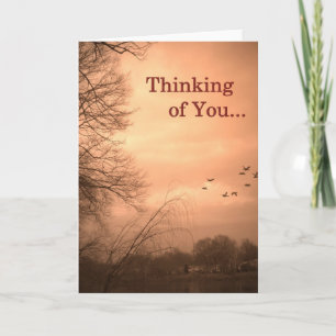Thinking of You - Blank Inside Card
