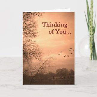 Thinking of You - Blank Inside Card