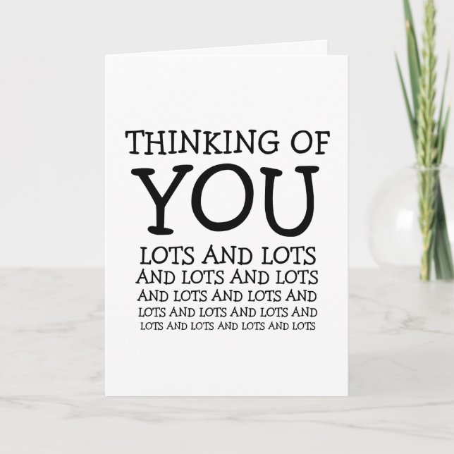 Thinking of you, cancer or get well customizable card (Front)
