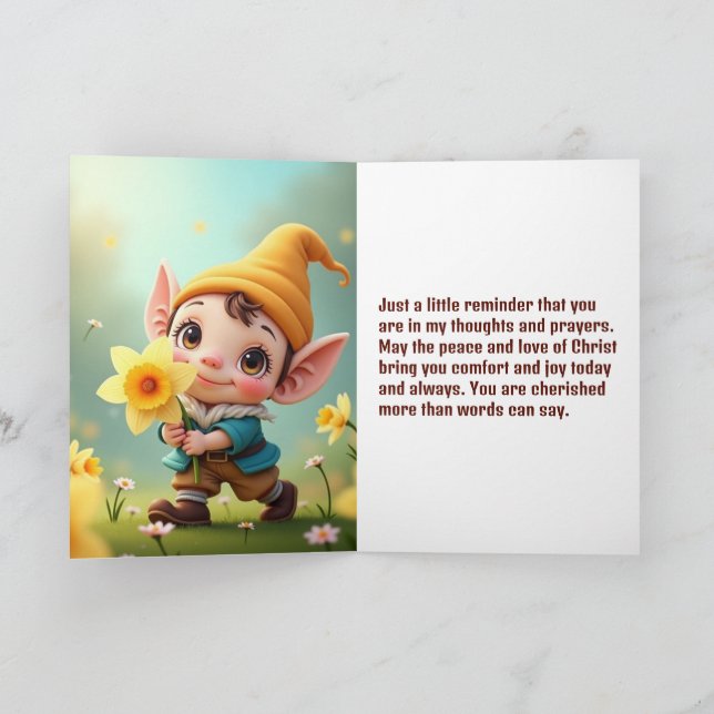 Thinking of you card (Inside)
