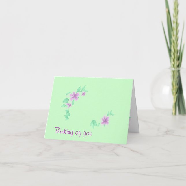 Thinking of you card (Front)