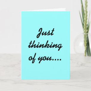 Thinking of you card