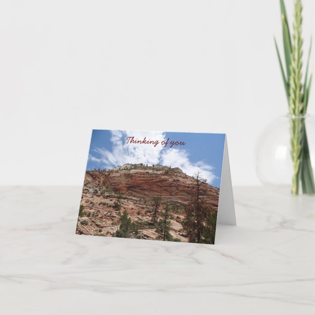 Thinking of You card - Zion (Front)