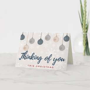Thinking Of You Christmas Card
