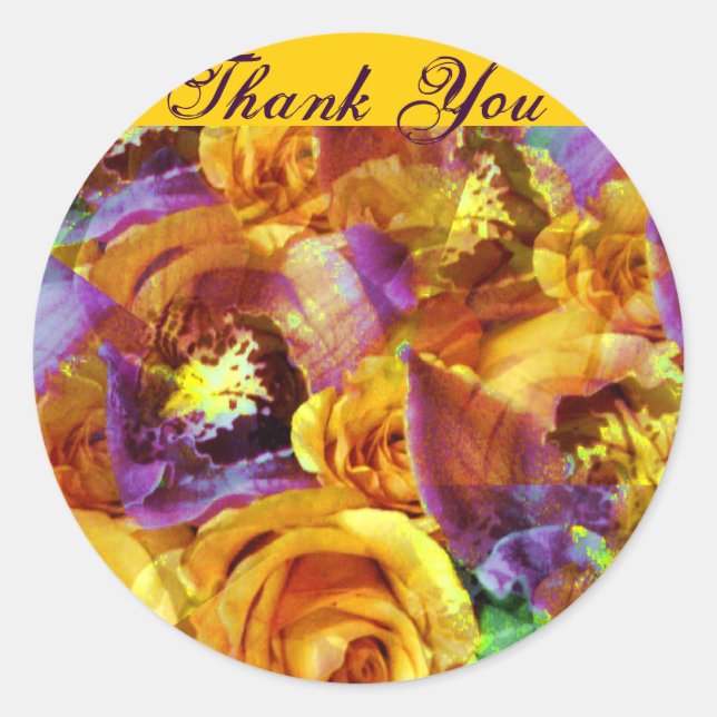 Thinking of You_ Classic Round Sticker (Front)