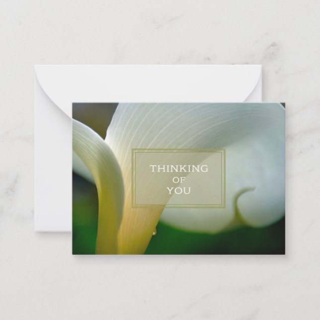 Thinking of You Condolence Card (Front)