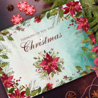 Thinking of You Condolence Sympathy Christmas