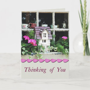 Thinking Of You Custom Greeting Card