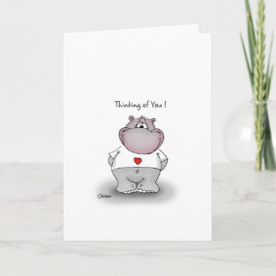 Thinking of You! Cute gift for your loved one. Card