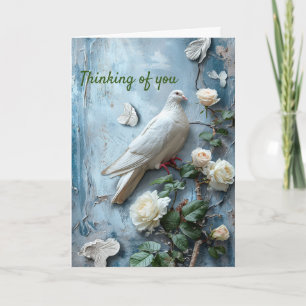 Thinking of You - Dove  Condolence Card