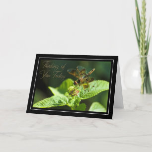 Thinking of You Dragonfly Card