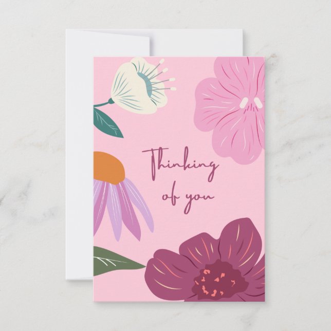 Thinking of You Flat Card (Front)