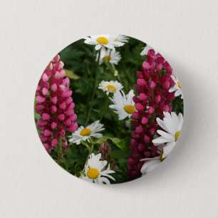 Thinking Of You Floral Blossoms 2 Inch Round Button