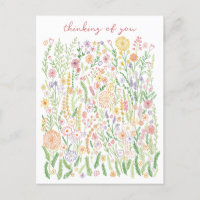 Thinking of You Flowers Fields Meadow Floral 