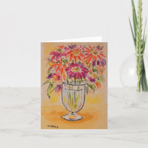 Thinking Of You Flowers Note Card