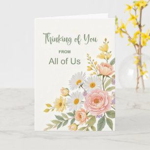Thinking of You From All of Us Business Support Card