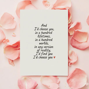 Thinking of You Funny Romantic Love Card