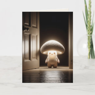 Thinking of You Glowing Mushroom Munchkin Card