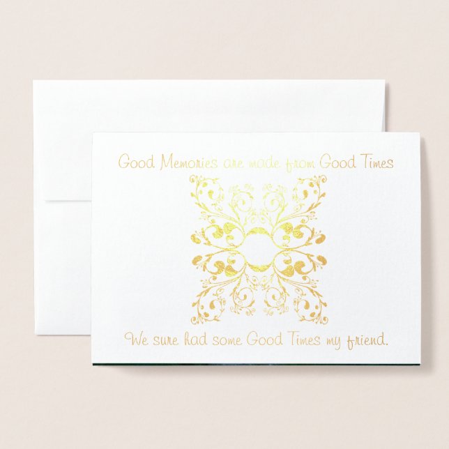 "Thinking of You" greeting card (Front With Envelope)