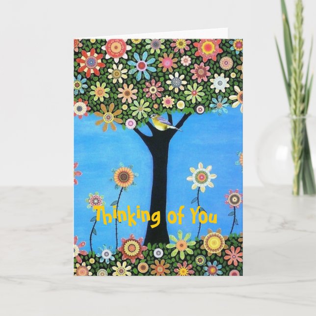 Thinking of You Greeting Card (Front)