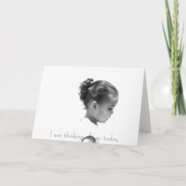 Thinking of you Greeting Card (Front)