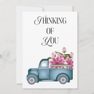 Thinking of You Greetings Holiday Card