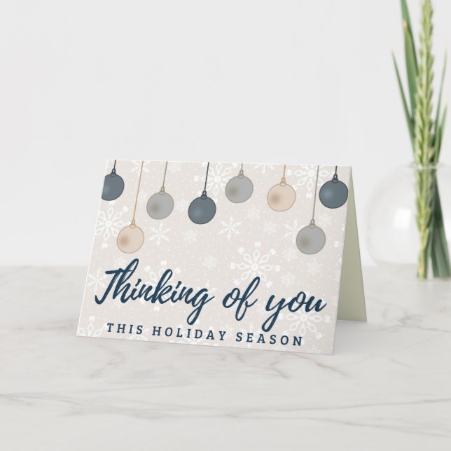 Thinking Of You Holiday Card (Front)
