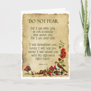 Thinking of You: Isaiah 41:10, Original Nature Art Card