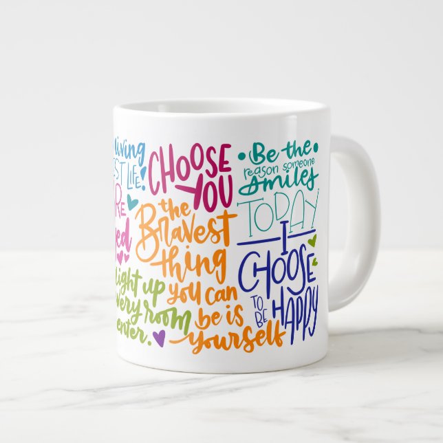 Thinking of You   - Jumbo Mug (Front Right)