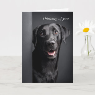 Thinking of You Labrador Retriever Card