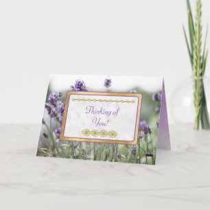 Thinking of You Lavender Fields Card