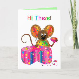 Thinking of You, Mouse, Kaleidoscope Collection Card