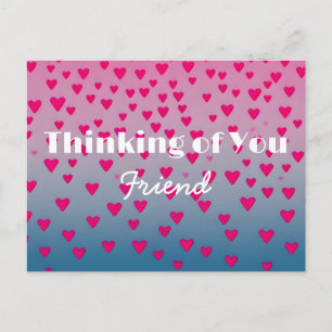 Thinking of You My Friend Postcard