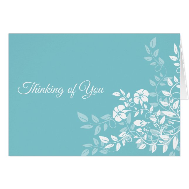 Thinking of You Note Card (Front Horizontal)