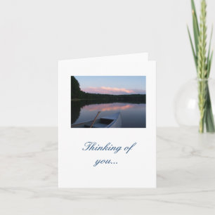 Thinking of you... notecard