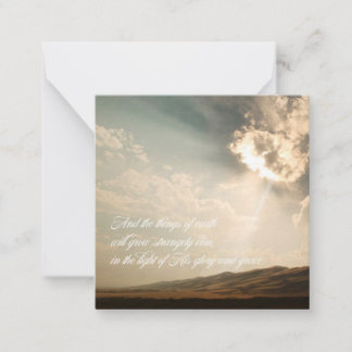 Thinking of You Notecard - Turn Your Eyes on Jesus