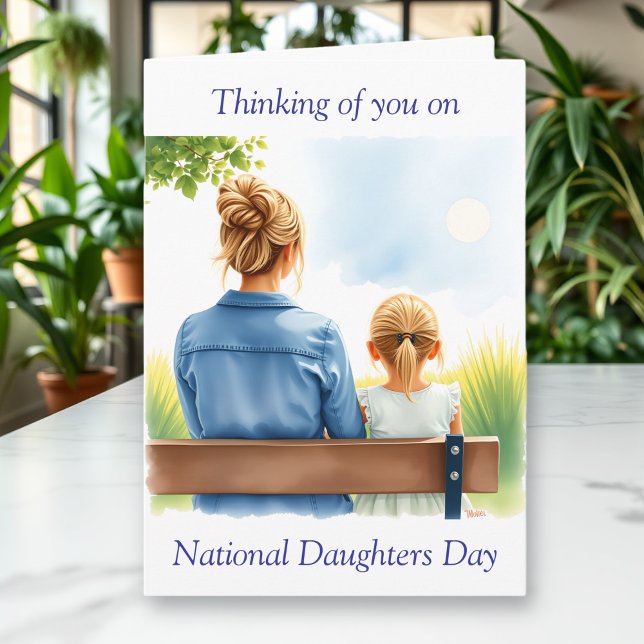 Thinking of you on National Daughters Day Card (Creator Uploaded)