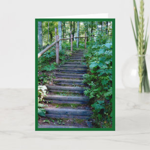 Thinking of you one step at a time card